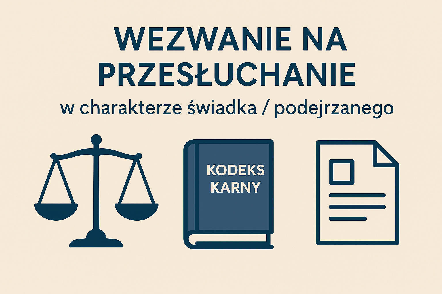 Wezwanie na przesłuchanie – prawa świadka i podejrzanego.