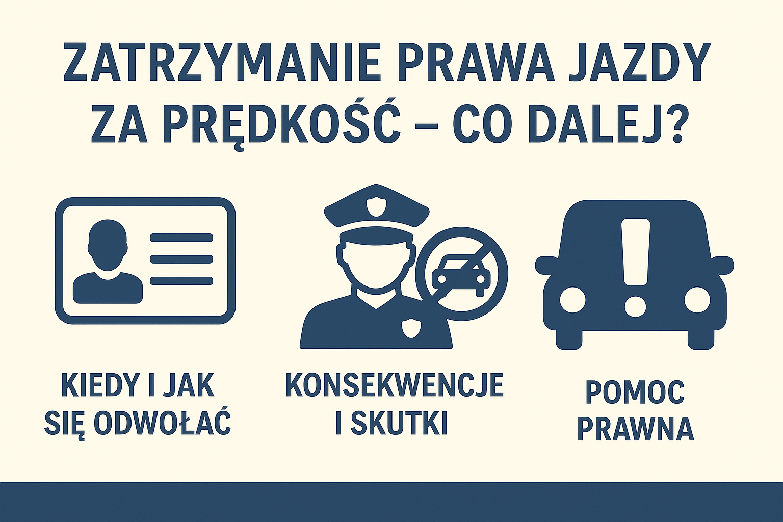 Zatrzymanie prawa jazdy za prędkość – co dalej?