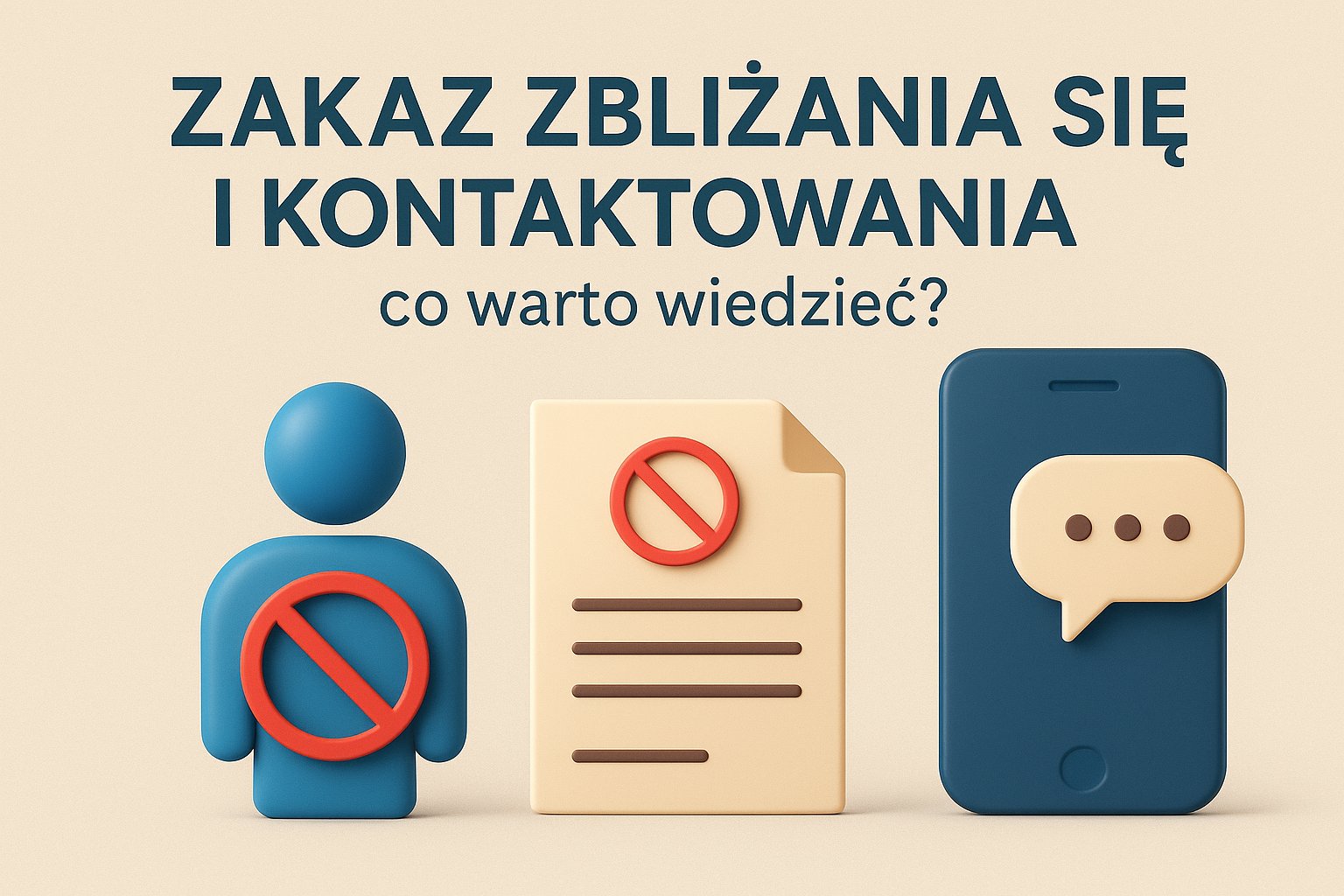 Zakaz zbliżania się i kontaktowania się – co warto wiedzieć?