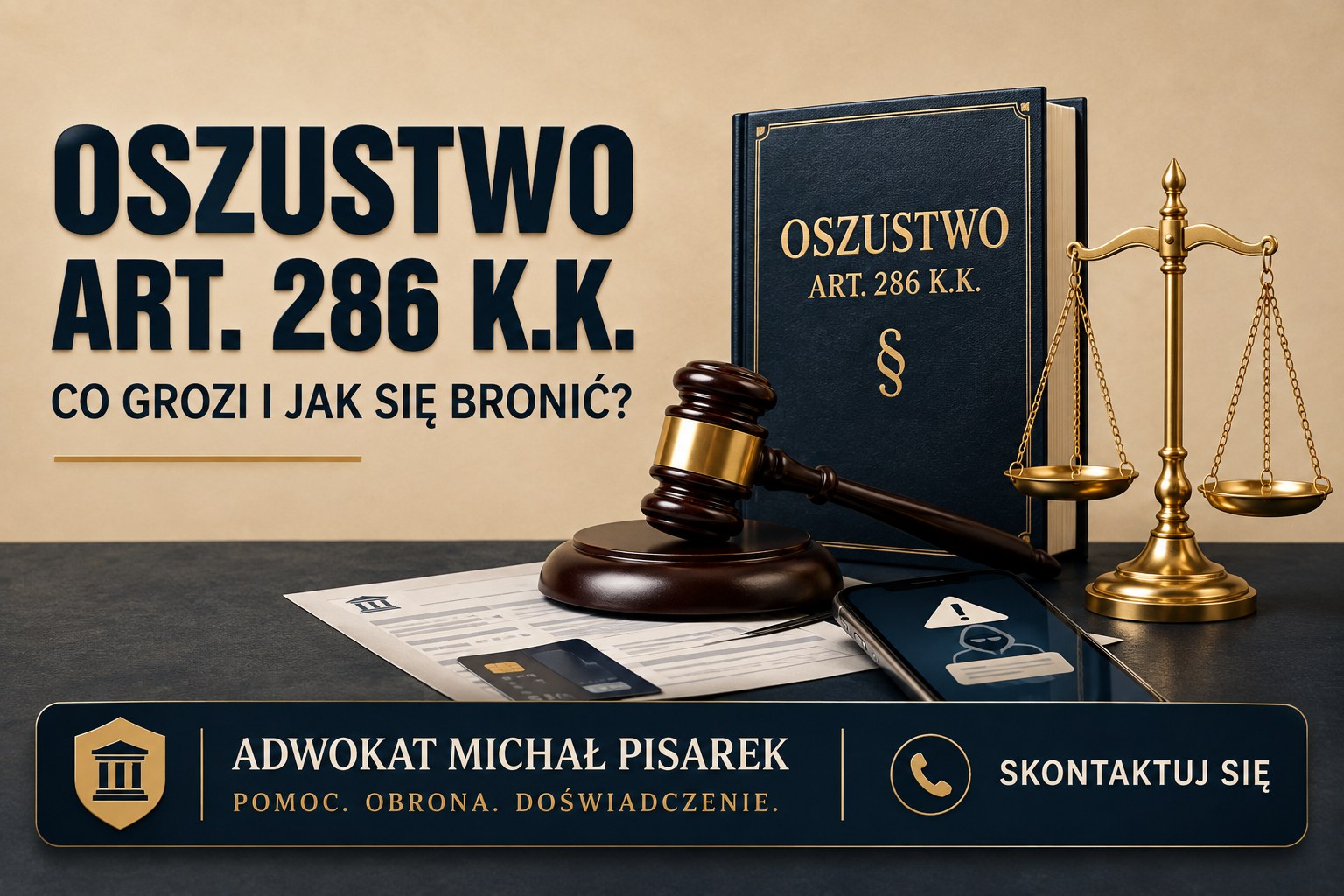 Oszustwo – art. 286 K.K. Co grozi za oszustwo i jak się bronić?